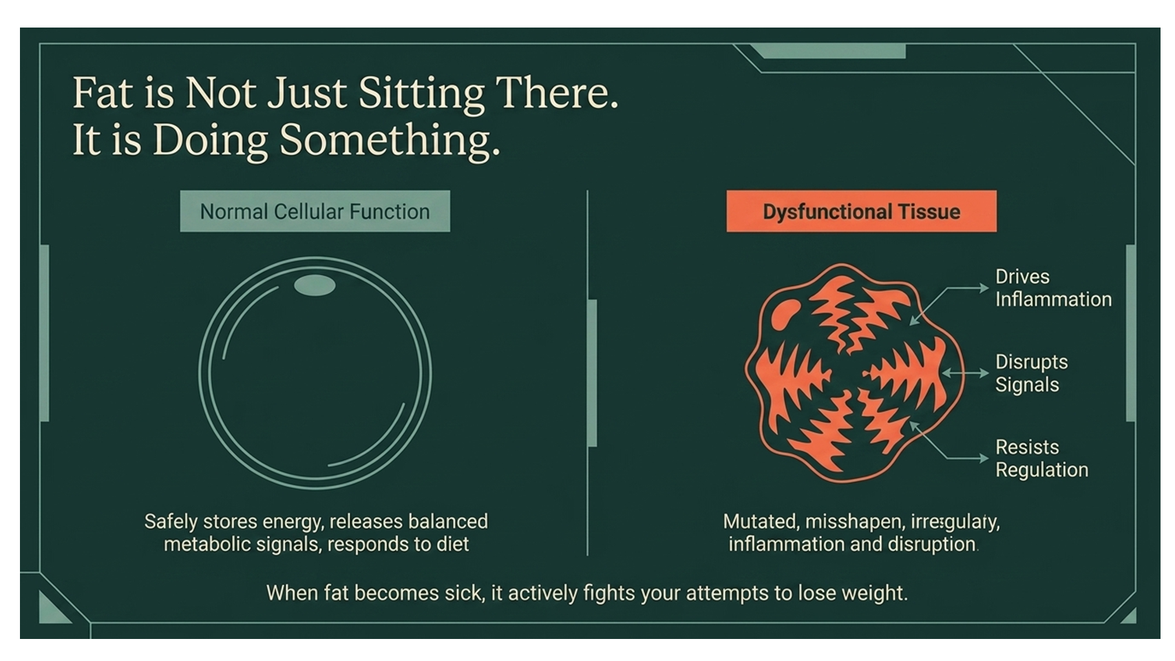 causes of obesity fat is not just sitting there dysfunctional tissue