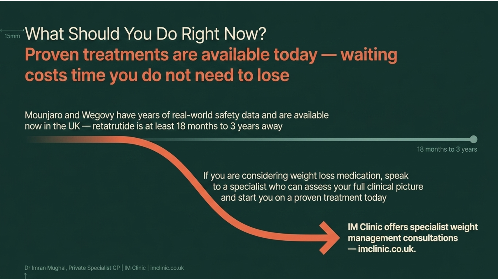retatrutide UK availability timeline 2027 2028 2029 NHS MHRA