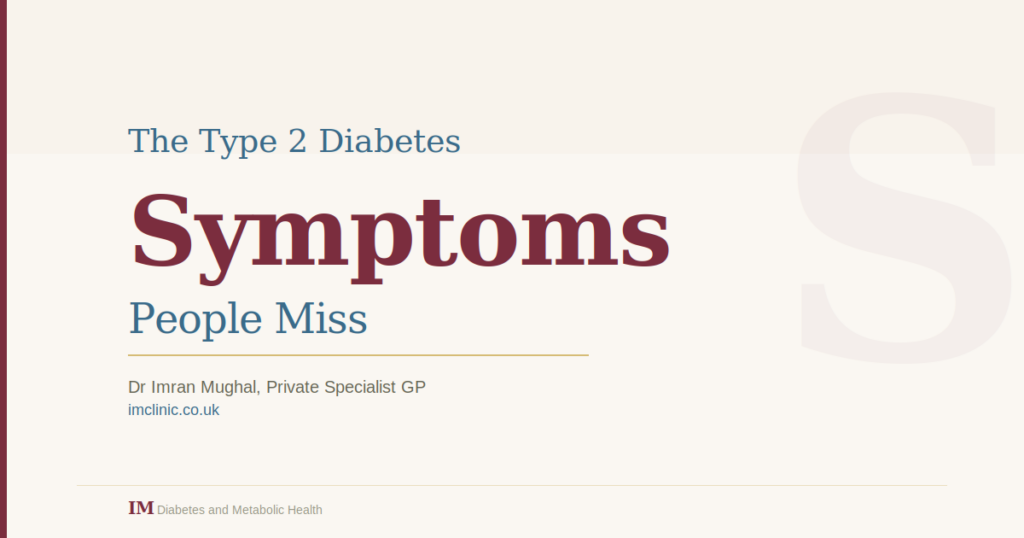 type 2 diabetes symptoms people miss