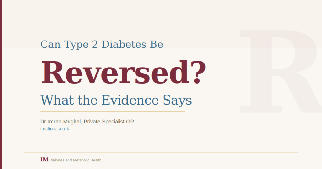 can type 2 diabetes be reversed