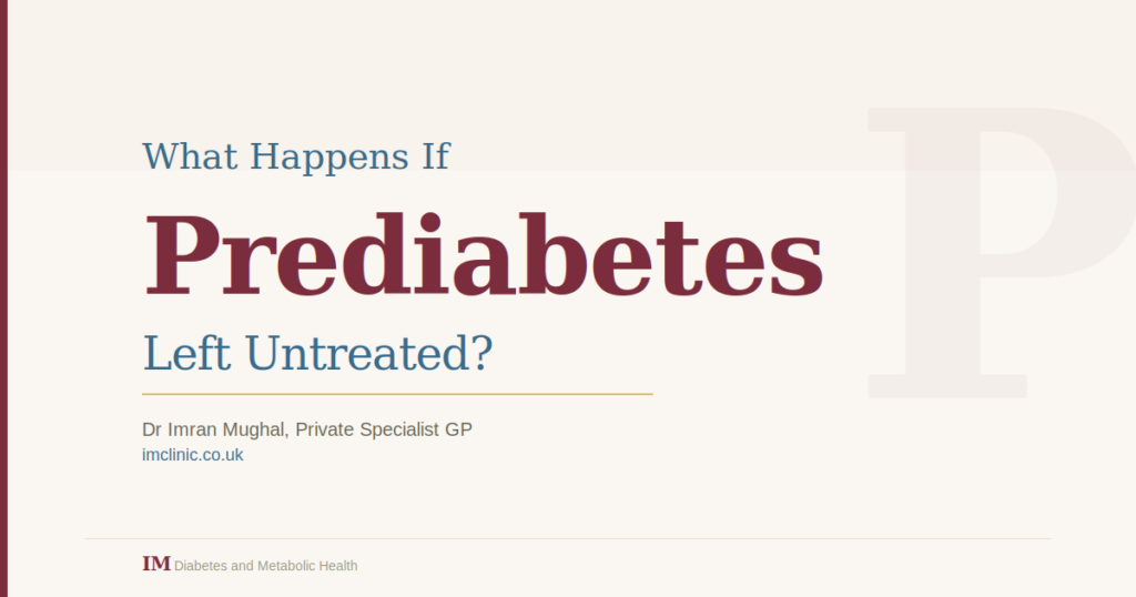 prediabetes left untreated