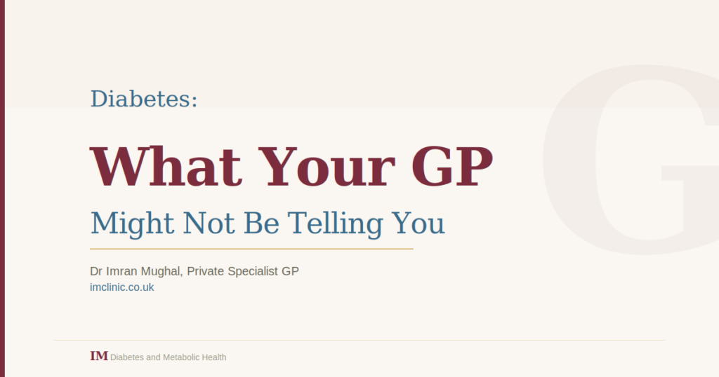 what your gp might not tell you about diabetes