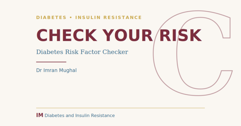 diabetes risk factor checker