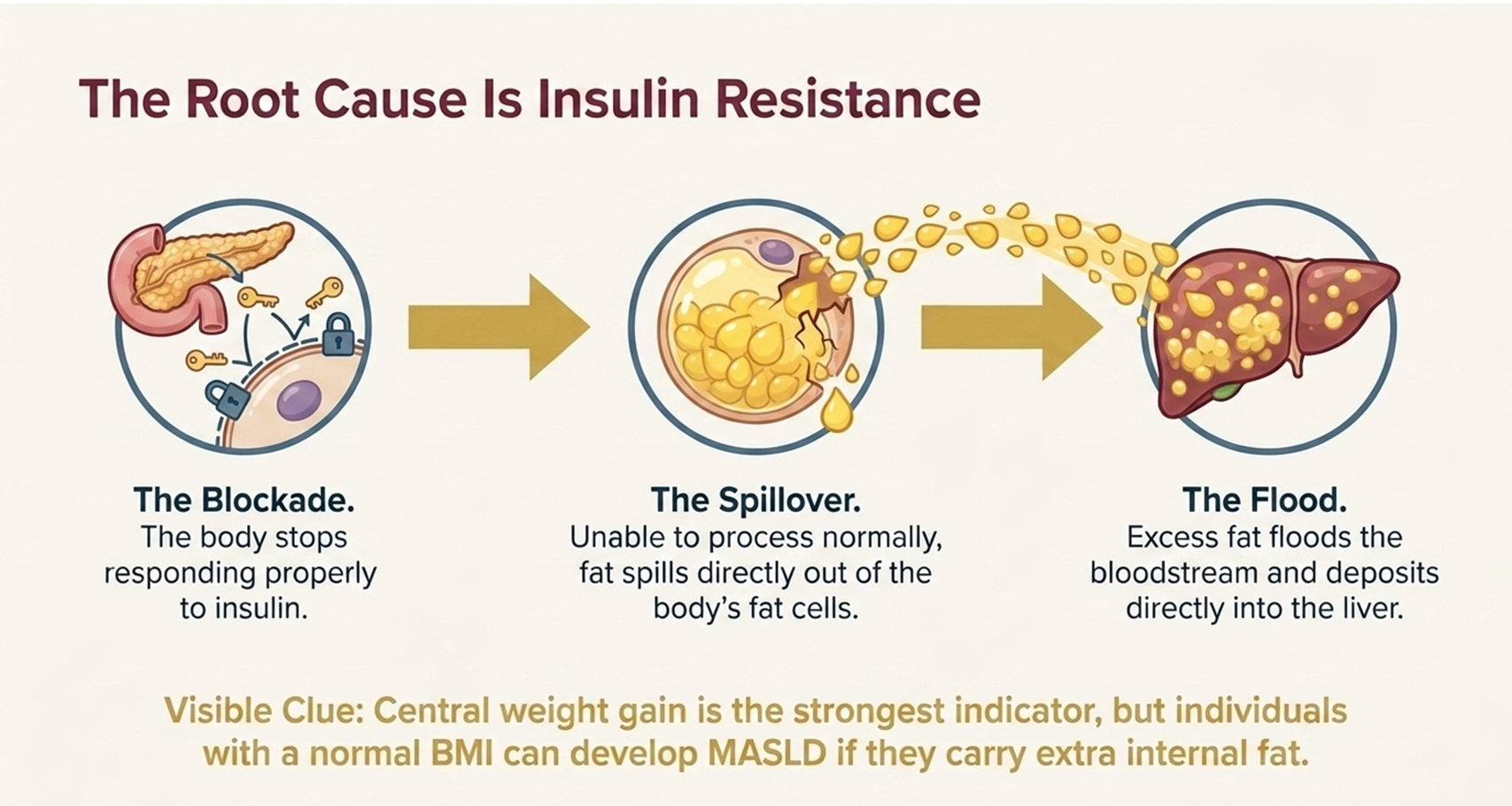 How insulin resistance drives fatty liver disease