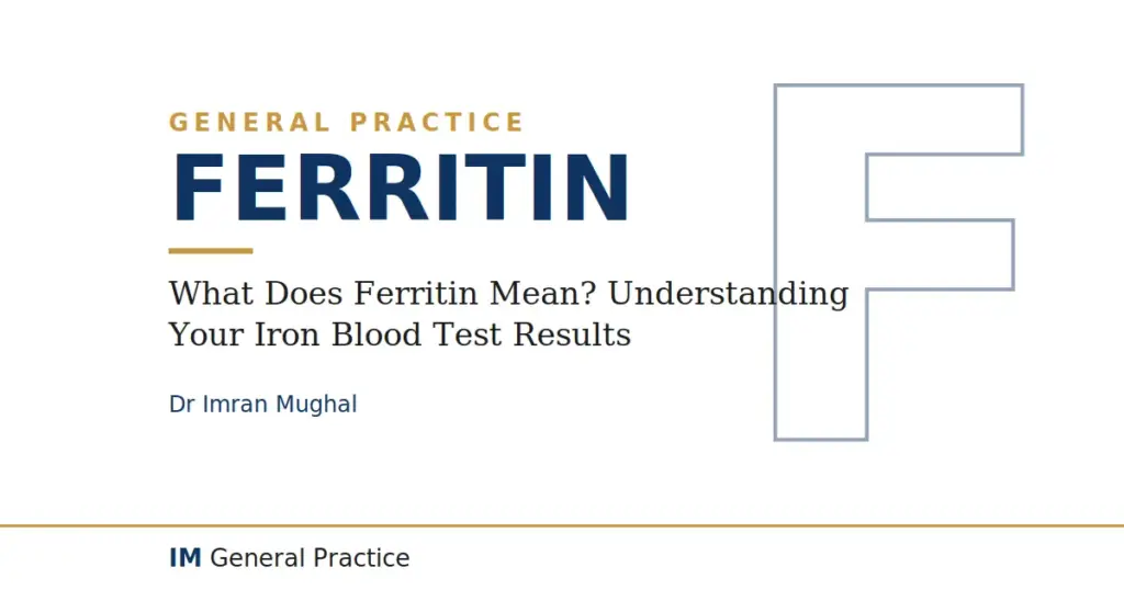 what does ferritin mean - hero image