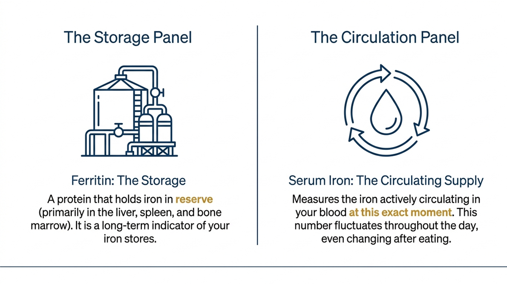 what does ferritin mean - ferritin vs serum iron