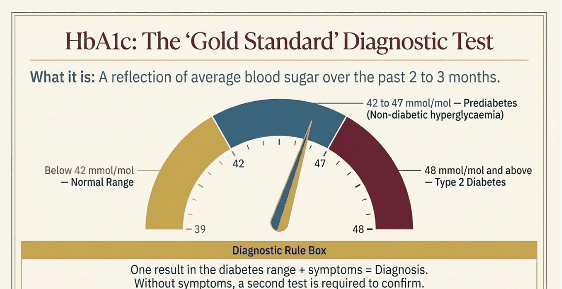 HbA1c diagnostic ranges for diabetes