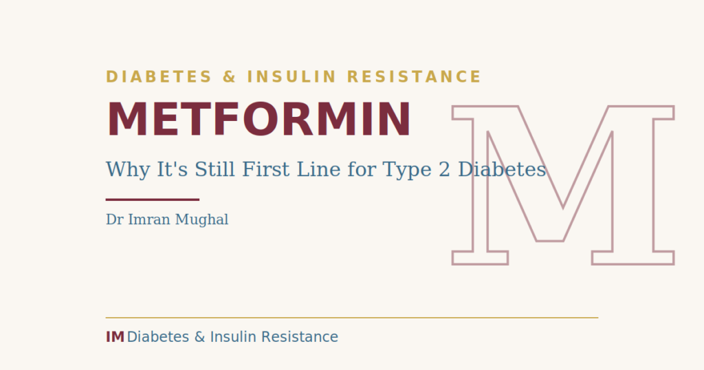 metformin first line treatment diabetes and insulin resistance