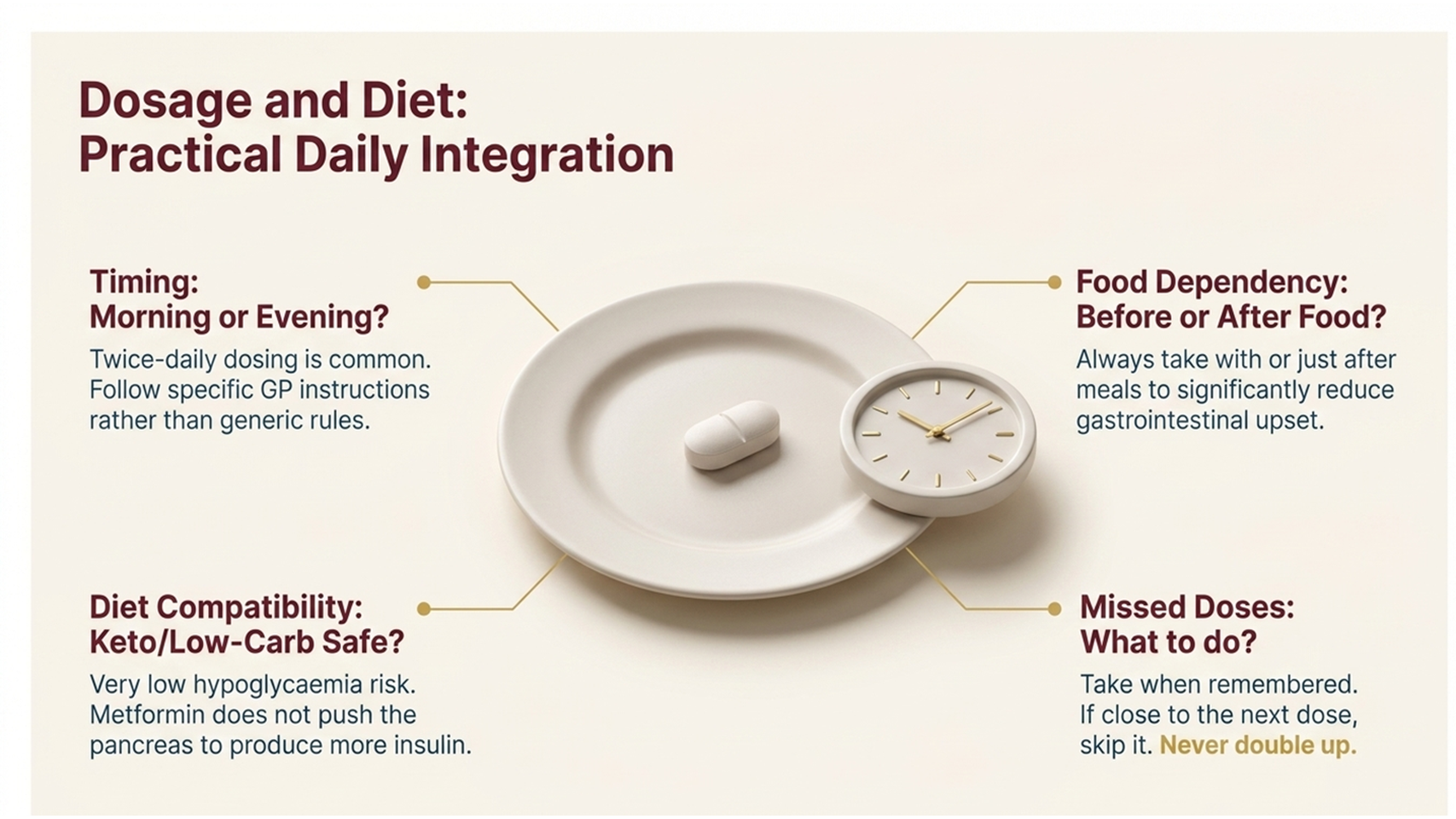 metformin dosage and diet practical daily integration