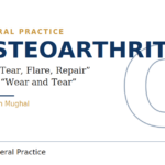 Osteoarthritis: why tear, flare, repair beats wear and tear