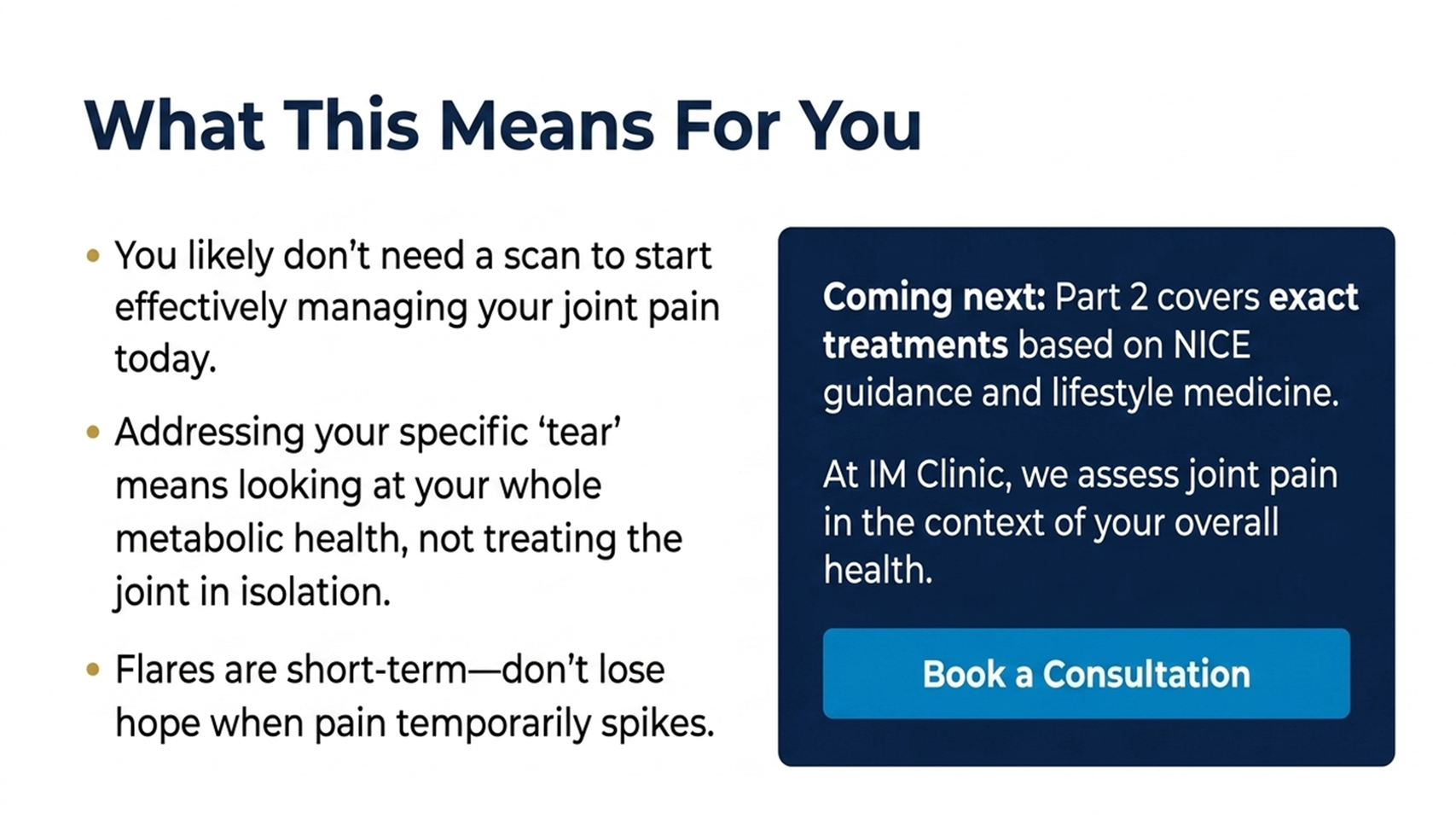 What osteoarthritis diagnosis means for you